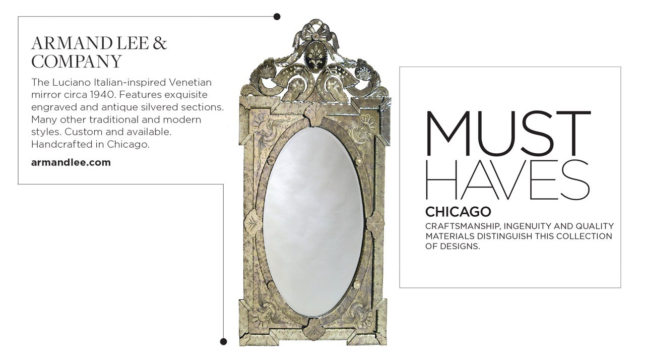 The Luciano Italian-inspired Venetian mirror