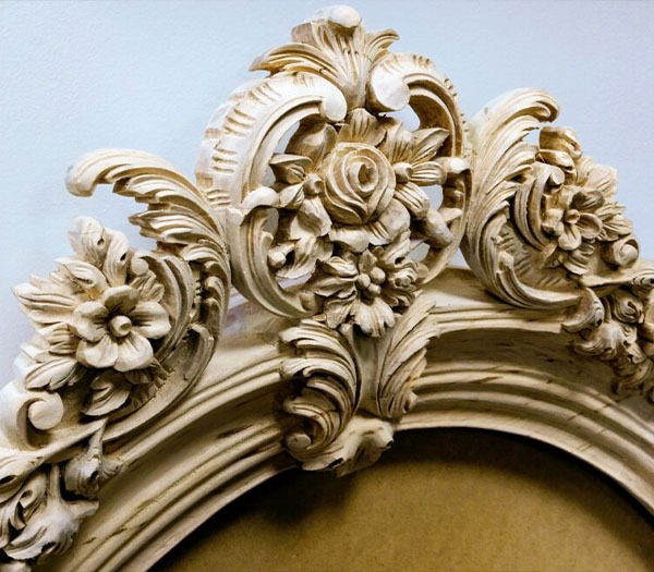 carved wood frame