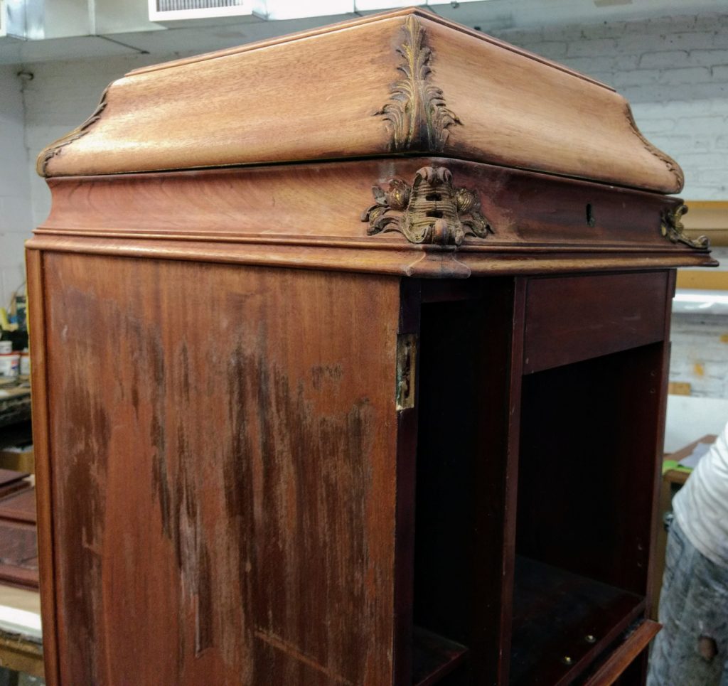 Refinish antique furniture - Antique Victrola Refinishing