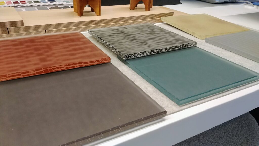 Steelcase Backpainted Glass Samples